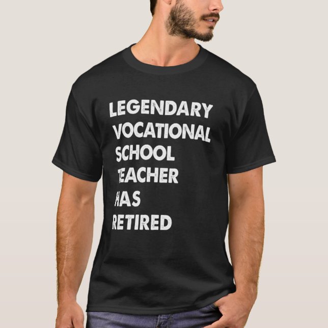 Camiseta El legendario profesor de escuela profesional se h (Anverso)