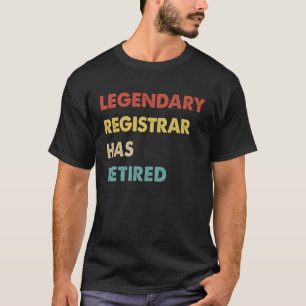 Camiseta El legendario secretario se ha retirado
