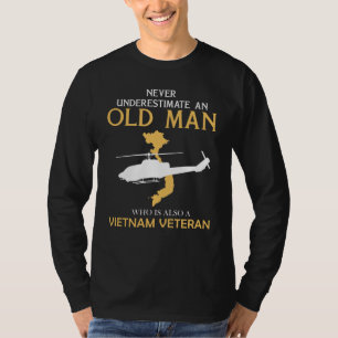 Camiseta El legendario veterinario vietnamita: Nunca subest