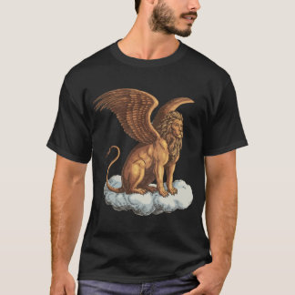 Camiseta El león alado es una criatura mítica.