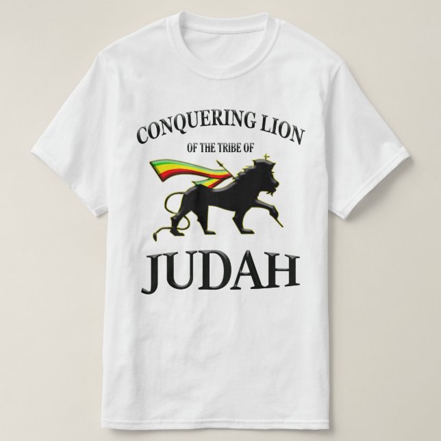 Camiseta El León conquistador de Judá (Diseño del anverso)