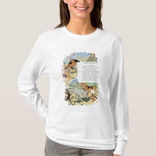 Camiseta El león del envejecimiento, de las fábulas