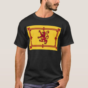 Camiseta El león desenfrenado de Escocia