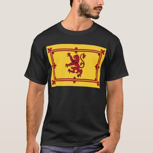 Camiseta El león desenfrenado de Escocia (Anverso)