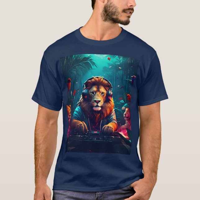 Camiseta el león dj (Anverso)
