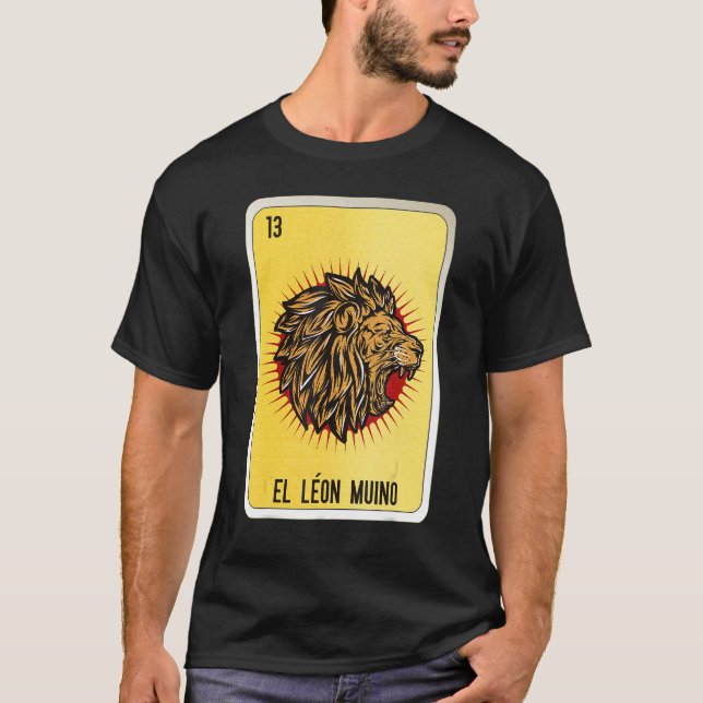 Camiseta El Leon Muino Mexican Slang Lottery Bingo Cards (Anverso)
