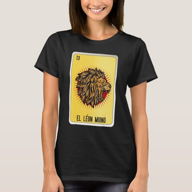 Camiseta El Leon Muino Mexican Slang Lottery Bingo Cards (Anverso)