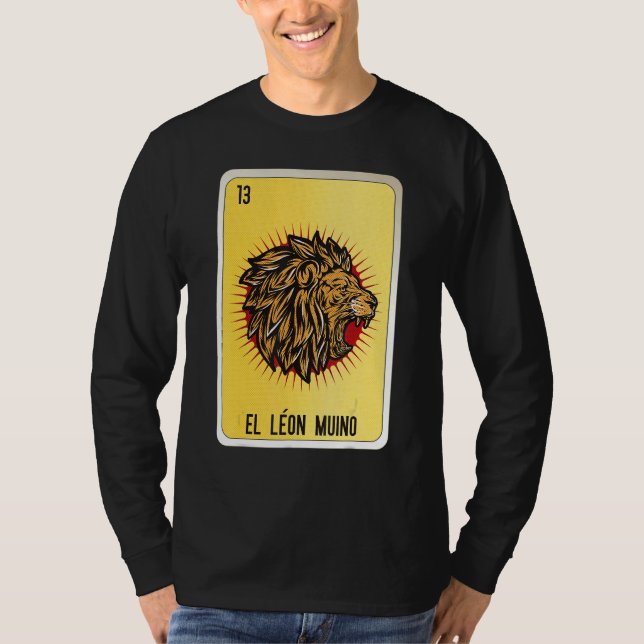 Camiseta El Leon Muino Mexican Slang Lottery Bingo Cards (Anverso)