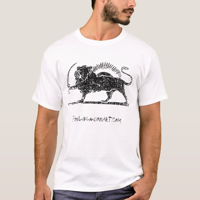 Camiseta El león, Shir-o-khorshid (Anverso)