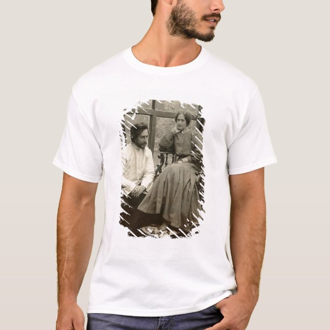 Camiseta El Leonid Andreyev autor con su esposa (Anverso)