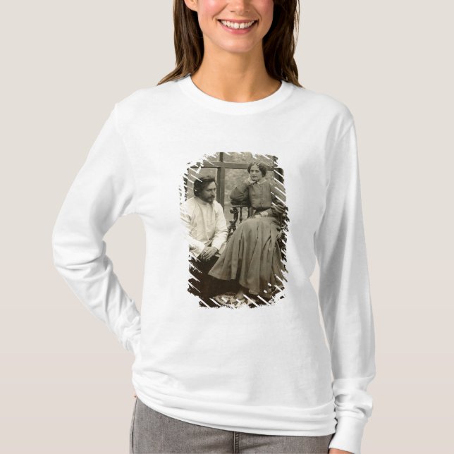 Camiseta El Leonid Andreyev autor con su esposa (Anverso)