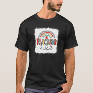 Camiseta El leopardo blanqueado Teach Love Inspire la vida 