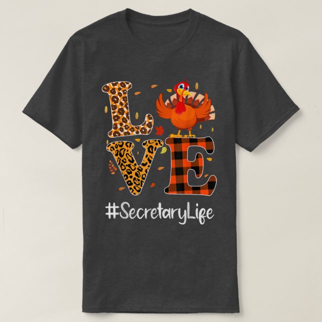 Camiseta El leopardo de acción de gracias de la vida del se (Diseño del anverso)