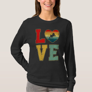 Camiseta El leopardo de amor vintage Gecko Retro 80 del cor