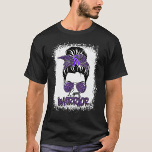 Camiseta El leopardo de la conciencia del lupus púrpura des