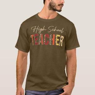 Camiseta El leopardo de la escuela secundaria cae Amantes d