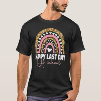 Camiseta El leopardo del arcoiris feliz último día de clase