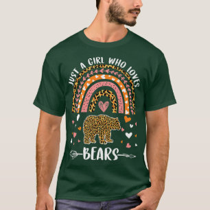 Camiseta El Leopardo Del Arcoiris Tan Solo Un Chica Que Ama