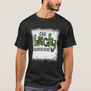 Camiseta El leopardo del día de St Patricks blanqueado Un A
