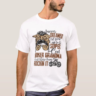 Camiseta El leopardo dice amante de la motocicleta en el Dí