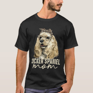 Camiseta El leopardo español Cocker Print Bandana Dog