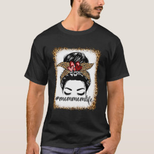 Camiseta El leopardo mamá vida desordenada, un morena el dí
