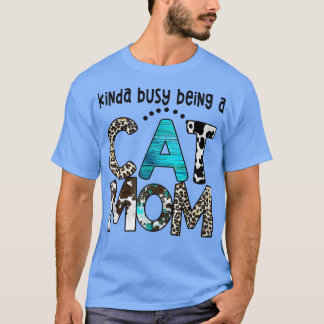 Camiseta El leopardo piel de vaca está ocupado siendo una m