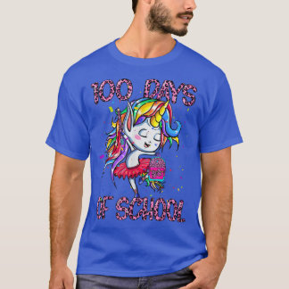 Camiseta El leopardo rosado 100 días de baile escolar Unico