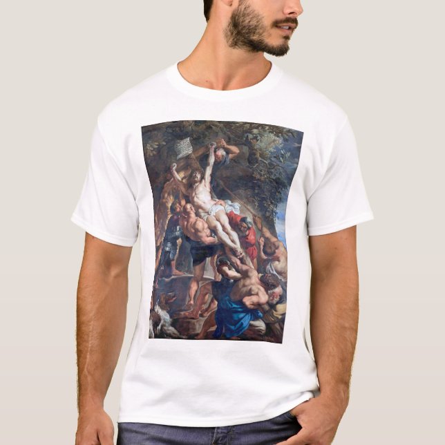 Camiseta El levantamiento de la cruz, Rubens (Anverso)