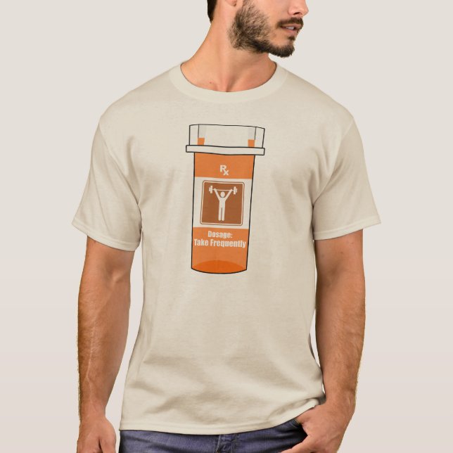 Camiseta El levantamiento de pesas es mi droga (Anverso)