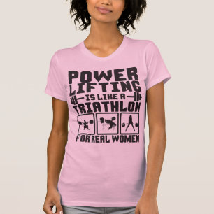 Camiseta El Levantamiento De Poderosos Es Como Una Triatlón