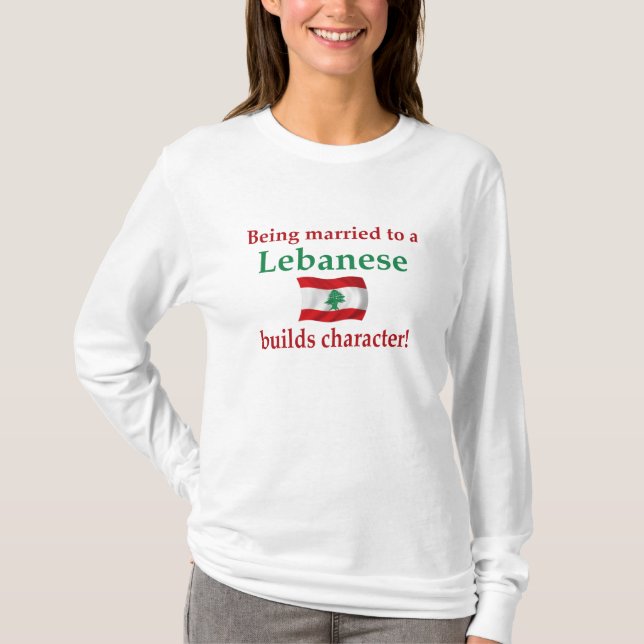 Camiseta El libanés construye el carácter (Anverso)