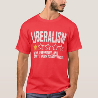 Camiseta El liberalismo es rimbombante, caro y no funciona 