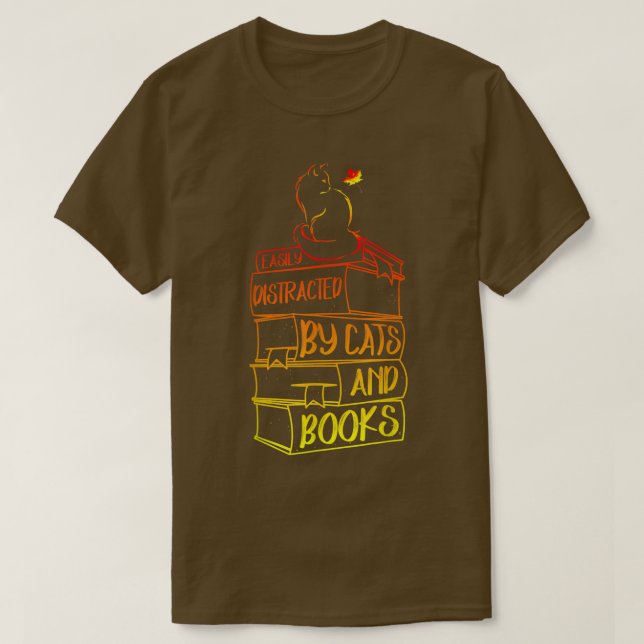 Camiseta El Libro De Citas Gracioso Fue Distraído Fácilment (Diseño del anverso)