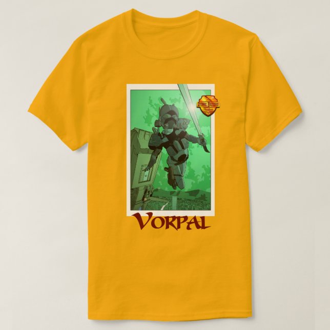 Camiseta El libro de historietas de Vorpal TShirt: The Flin (Diseño del anverso)