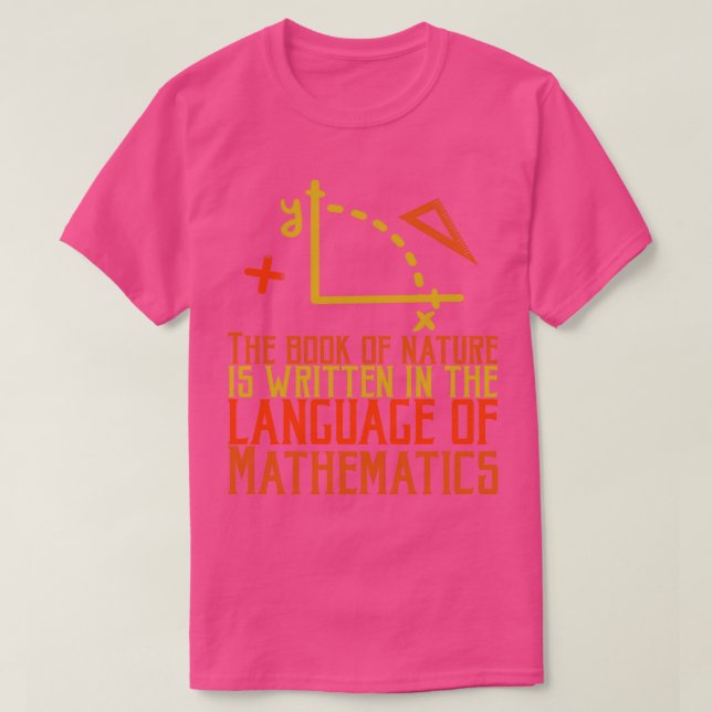Camiseta El Libro de la Naturaleza está escrito en el idiom (Diseño del anverso)