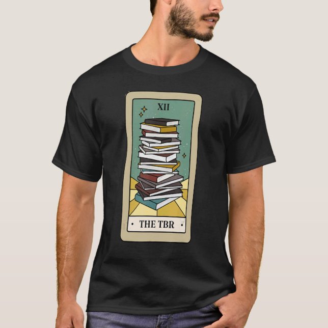 Camiseta El libro de libros de ropa de la tarjeta Tarot par (Anverso)