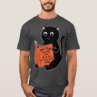 Camiseta El libro del gato es lindo y malvado