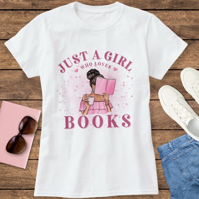 Camiseta El libro más bonito que un Chica que ama los libro (Subido por el creador)
