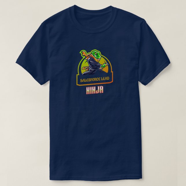 Camiseta El líder de Salesforce Ninja (Diseño del anverso)