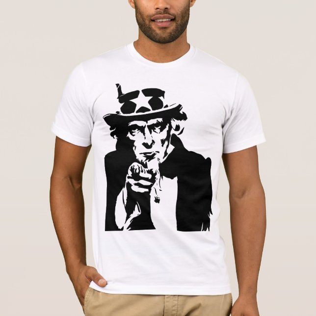 Camiseta el liftarn_Uncle_Sam_pointing (Anverso)
