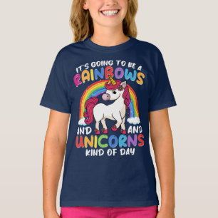 Camiseta El lindo arcoiris Unicornio Guay Birthday Presny