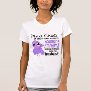 Camiseta El linfoma/la enfermedad del polluelo 2 de Hodgkin