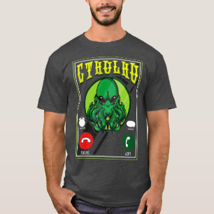 Camiseta El Llamado Del Monstruo Ficticio Del Occulto Oscur