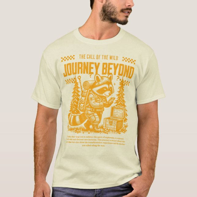 Camiseta El llamado del viaje salvaje más allá (Anverso)