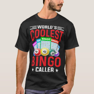 Camiseta El llamador de bingo más genial del mundo ganador