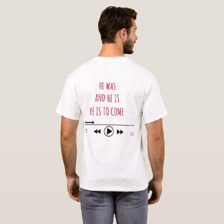 CAMISETA ÉL LO ESTABA Y ÉL VA A VENIR.