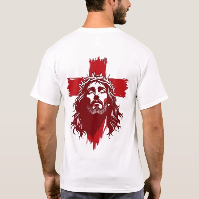 Camiseta Él lo pagó todo (Reverso)