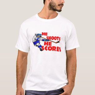 Camiseta Él lo tira anota
