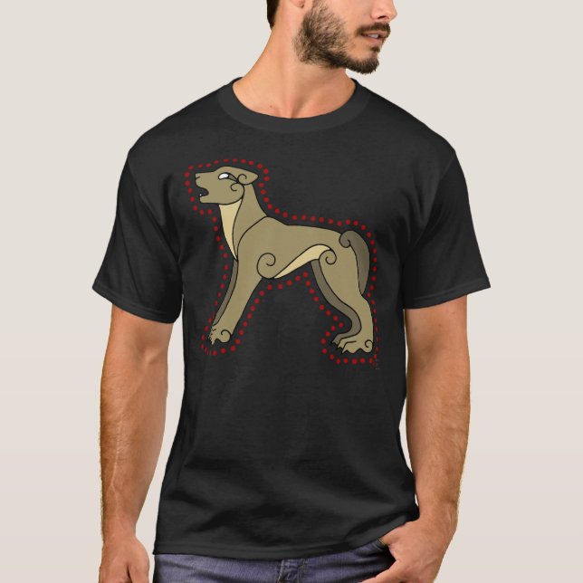 Camiseta El lobo céltico (Anverso)